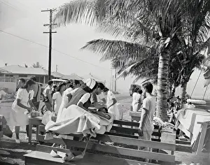 Honolulu Prints: Emergency First Aid Station