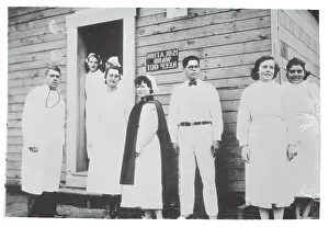 Emergency Hospital Staff Posing Together