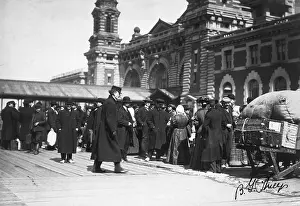 Emigrants Arriving At Ellis Island