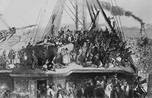 Images Dated 20th December 2010: Emigrants Sail For USA
