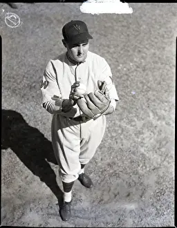 Rookie Prints: Emil Leonard Standing W/Ball & Glove