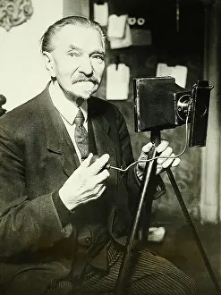Plate Prints: Emil Wenig With His Hand Made Camera