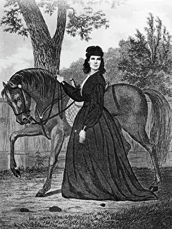 Emma Edmonds Civil War Spy With Horse