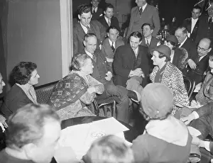 Anarchism Prints: Emma Goldman Speaking with Reporters