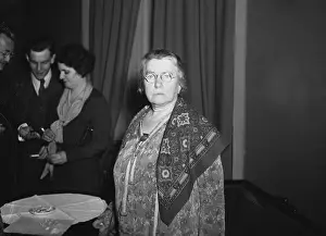 Emma Goldman Standing Near Acquaintances