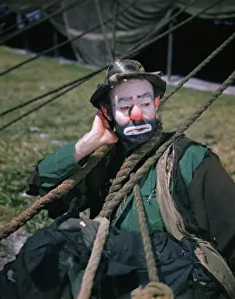 Clown Prints: Emmett Kelly in Clown Make-Up