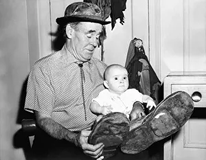 Clown Prints: Emmett Kelly Playing with Daughter
