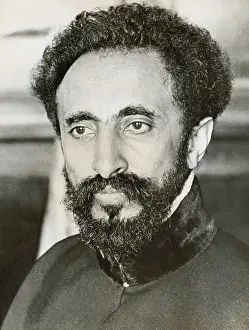 Pensive Prints: Emperor Haile Selassie in Pensive Mood