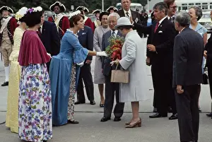 Emperor Hirohito And Empress Kojun Visiting United States