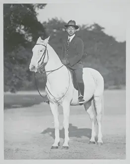 Hirohito Prints: Emperor Hirohito on Horseback