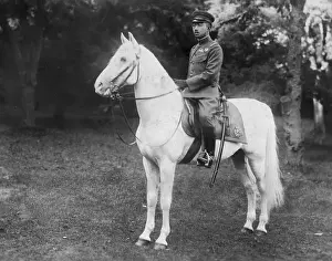 Hirohito Prints: Emperor Hirohito of Japan on Horseback