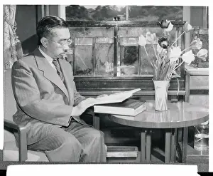 Emperor Hirohito Reading a Book