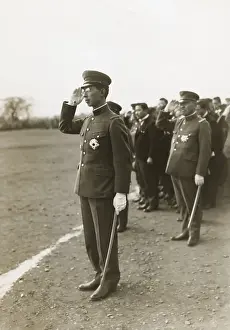 Respect Prints: Emperor Hirohito Saluting