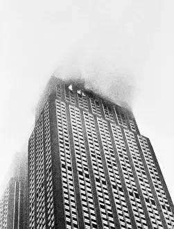 Empire State Building Burning After Plane Crash