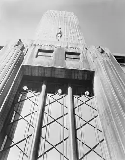 Empire State Building Seen from Below