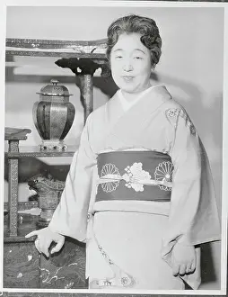 Nagako Prints: Empress Nagako Wearing Traditional Japanese Dress