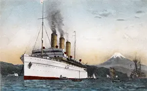 T1653249 Prints: Empress Of Russia In Japanese Waters