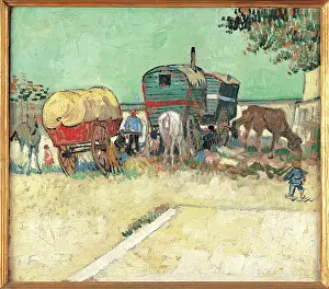 Father Prints: Encampment of Gypsies with Caravans