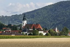 Engelszell Abbey, Engelhartszell an der Donau, Innviertel region, Upper Austria, Austria, Europe, PublicGround