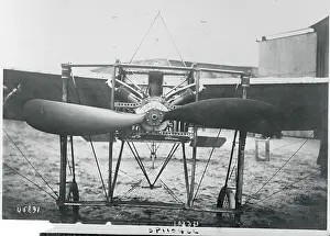 Aerodynamics Prints: Engine and Propellor of Bleriot's Plane