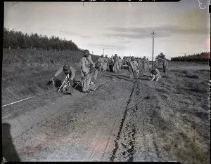 Mine Prints: Engineers Clearing Mine Field