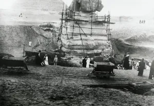 Cairo Prints: Engineers Reconstructing Sphinx