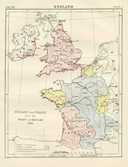 Images Dated 10th April 2018: England and France treaty of Bretigny 1360