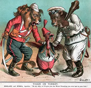 Intimidation Prints: England & Russia Fight Over Turkey