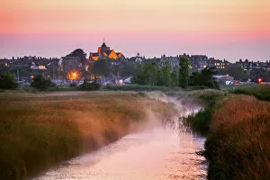 Mist Gallery: England, Rye, Sussex, background, city, colorful, colourful, desktop background, hdr