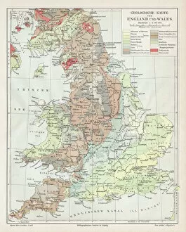 Images Dated 11th April 2017: England and wales map 1895