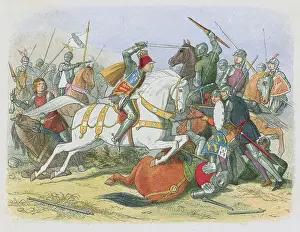Rxx1 Prints: England's Richard III and His Men During a Battle