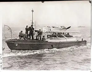 Englinh Seaplane On A Pontoon