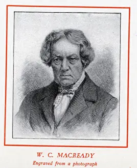Tragedy Prints: English Actor William Macready