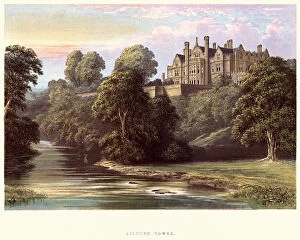 Images Dated 22nd January 2018: English Country Mansions - Lilburn Tower, Northumberland, 19th Century