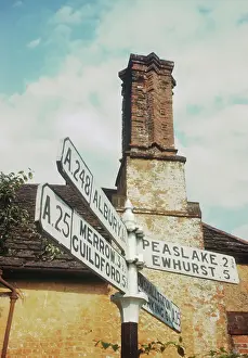 Road Sign Prints: An English Country Village