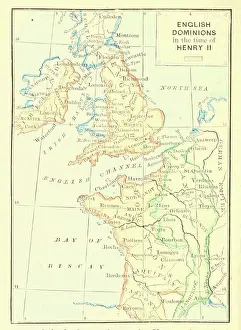 Arc0011079 Prints: English Dominions In The Time Of Henry II