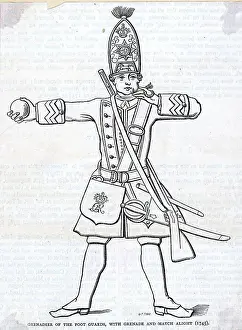 Match Prints: English Grenadier Of The Foot Guards