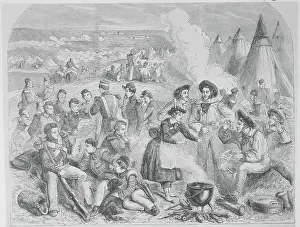 Crimea Prints: English Military Receiving News