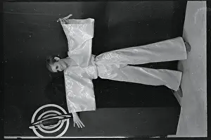English Model Twiggy Wearing Item From her Own Collection