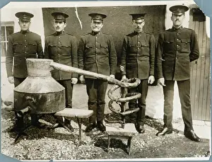 Donegal Prints: English Police Posing with Illicit Still