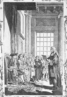 Scotland And Ireland Prints: English Bill of Rights Read to William and Mary