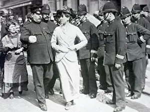 Suffrage Prints: English Suffragist About To Be Arrested