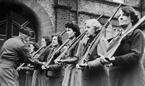English Women Preparing for Invasion