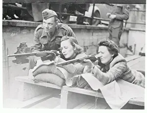 English Women at Rifle Practice