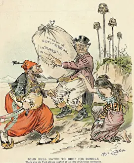 Keystone Prints: Englishman Makes Money As Turks Invade