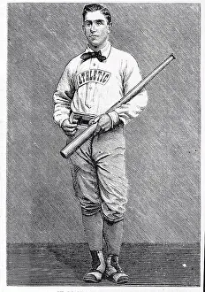 Shortstop Prints: Engr. Of W.M.Mcgeary, Baseball Shortstop