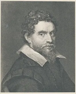 Collar Prints: Engraved Portrait of Ben Jonson