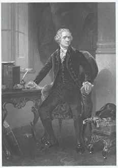 Austerity Prints: Engraved Portrait of Hamilton after Alonzo Chappel