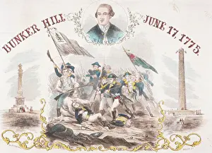 Color Print Prints: Engraved Vignettes of the Battle of Bunker Hill