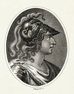 Engraving of Alexander the Great by J. Chapman